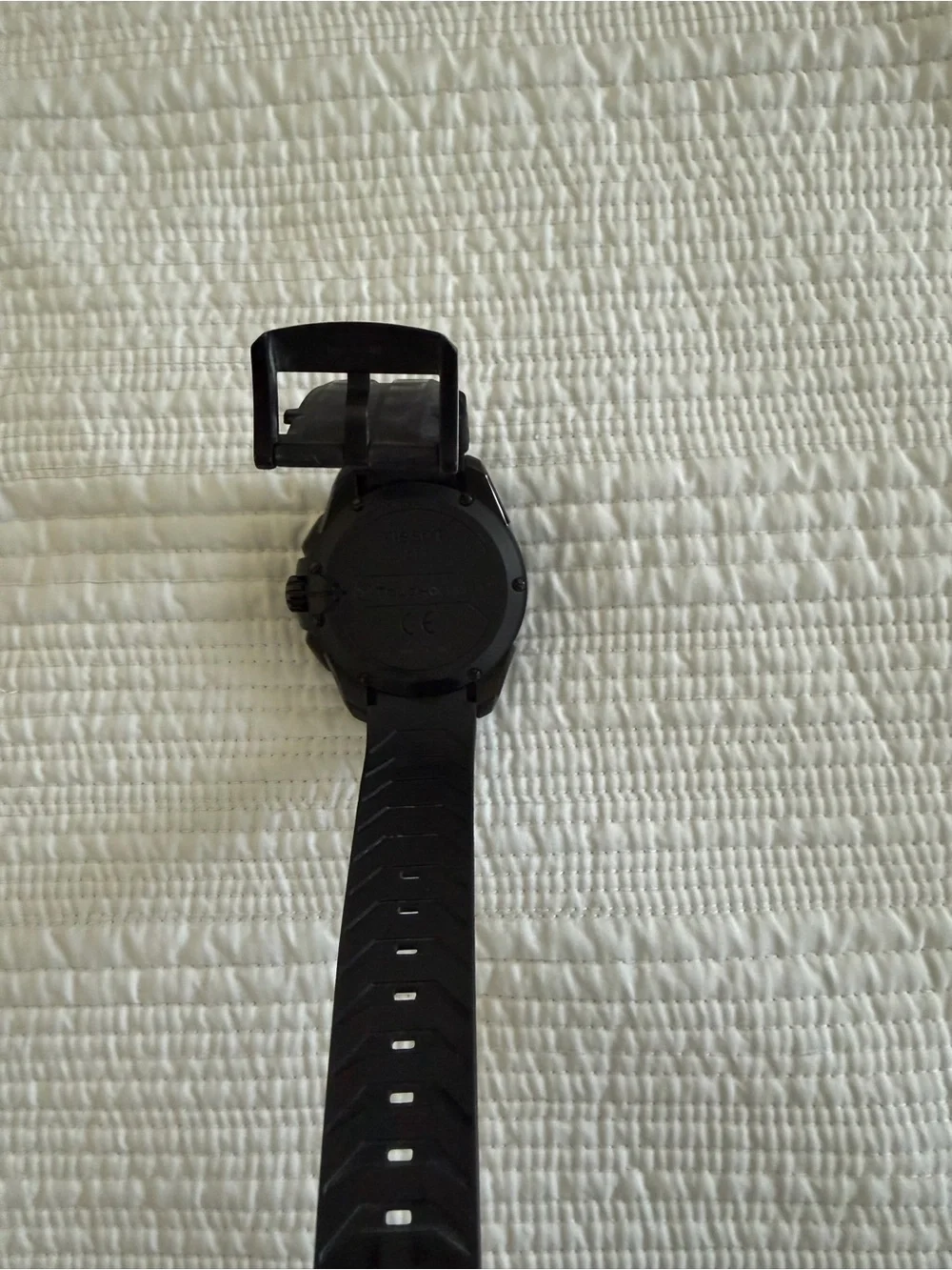 Tissot White Watch Presentation Box with Black & Red Logo